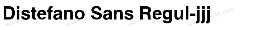 Distefano Sans Regul字体转换